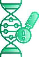 Genetics Problem Gradient Slip Icon vector