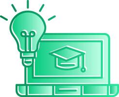 onGradient Slip tuition Gradient Slip Icon vector