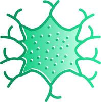 Microglia Gradient Slip Icon vector