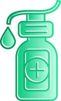 Sanitation Gradient Slip Icon vector