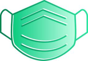 Mask Gradient Slip Icon vector