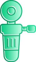 Polisher Gradient Slip Icon vector