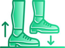Step Gradient Slip Icon vector