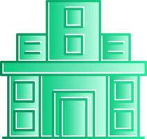College Gradient Slip Icon vector