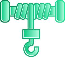 Hoist Gradient Slip Icon vector