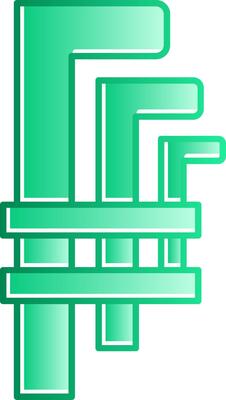 Hex Key Gradient Slip Icon
