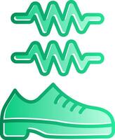 Rhythm Gradient Slip Icon vector