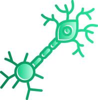 Multipolar Neuron Gradient Slip Icon vector