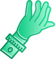 Mantoux Test Gradient Slip Icon vector