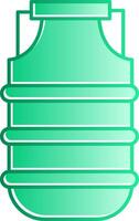 Water Carrier Gradient Slip Icon vector