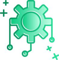 Integration Gradient Slip Icon vector