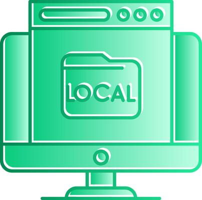 Local Gradient Slip Icon