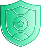 Police Gradient Slip Icon vector