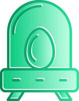 Incubation Gradient Slip Icon vector