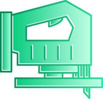 Jigsaw Gradient Slip Icon vector