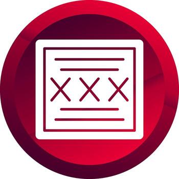 código glifo botón icono vector