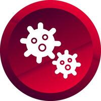 Platelet Glyph Button Icon vector