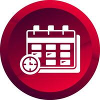 Term Glyph Button Icon vector