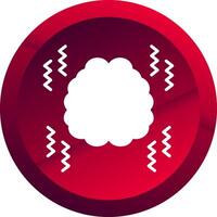Parkinson Glyph Button Icon vector