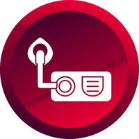 Oxygen Glyph Button Icon vector