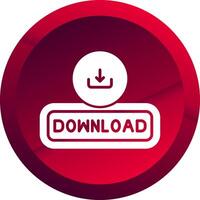 Download Glyph Button Icon vector