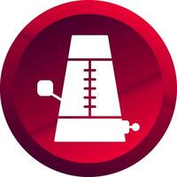 Tempo Glyph Button Icon vector
