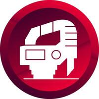 Jigsaw Glyph Button Icon vector
