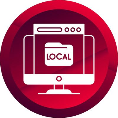 Local Glyph Button Icon