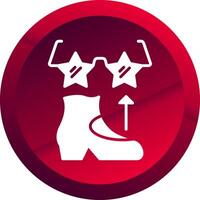 Funk Glyph Button Icon vector
