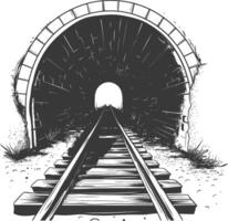 Light at the End of the Tunnel vector