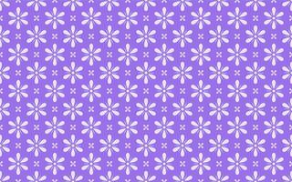 cute flower pattern with purpple background vector