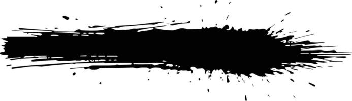 ink splat isolated in white background vector
