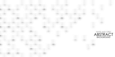 Abstract modern square background. White and grey geometric texture. vector