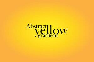Blurred background. Abstract yellow gradient design. vector