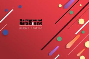 Minimal geometric background gradient vector