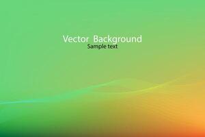 Gradation, dual color scheme, from green to orange vector