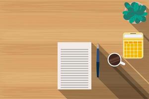 Work with documents. Workflow concept. vector