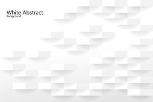 White abstract texture. background 3d paper art vector
