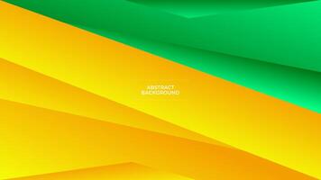 ABSTRACT BACKGROUND GRADIENT GREEN ORANGE COLOR WITH GEOMETRIC SHAPES SMOOTH LIQUID DESIGN TEMPLATE GOOD FOR MODERN WEBSITE, WALLPAPER, COVER DESIGN, GREETING CARD vector