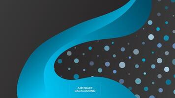 ABSTRACT DARK BACKGROUND WITH BLUE ELEGANT COLORFUL GRADIENT SMOOTH LIQUID DESIGN TEMPLATE GOOD FOR MODERN WEBSITE, WALLPAPER, COVER DESIGN vector