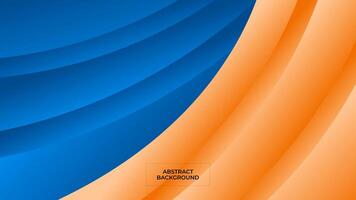 ABSTRACT BLURRED BACKGROUND ELEGANT GRADIENT BLUE ORANGE SMOOTH COLOR DESIGN TEMPLATE GOOD FOR MODERN WEBSITE, WALLPAPER, COVER DESIGN vector