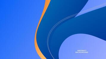 ABSTRACT BACKGROUND BLUE ORANGE ELEGANT COLORFUL GRADIENT SMOOTH LIQUID DESIGN TEMPLATE GOOD FOR MODERN WEBSITE, WALLPAPER, COVER DESIGN vector