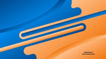 ABSTRACT BLURRED BACKGROUND ELEGANT GRADIENT BLUE ORANGE SMOOTH COLOR DESIGN TEMPLATE GOOD FOR MODERN WEBSITE, WALLPAPER, COVER DESIGN vector