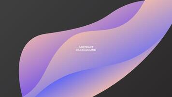 ABSTRACT DARK BACKGROUND WITH PURPLE ELEGANT COLORFUL GRADIENT SMOOTH LIQUID DESIGN TEMPLATE GOOD FOR MODERN WEBSITE, WALLPAPER, COVER DESIGN vector