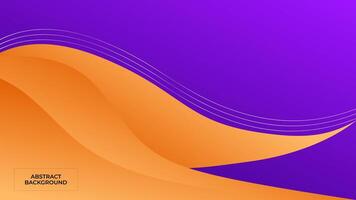 ABSTRACT BACKGROUND ELEGANT PURPLE ORANGE GRADIENT SMOOTH LIQUID COLORFUL DESIGN WITH GEOMETRIC SHAPES TEMPLATE GOOD FOR MODERN WEBSITE, WALLPAPER, COVER DESIGN vector