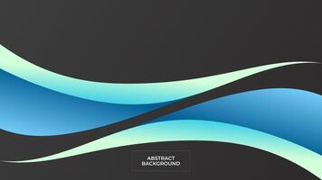 ABSTRACT DARK BACKGROUND WITH BLUE ELEGANT COLORFUL GRADIENT SMOOTH LIQUID DESIGN TEMPLATE GOOD FOR MODERN WEBSITE, WALLPAPER, COVER DESIGN vector