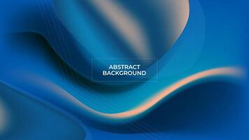 ABSTRACT BACKGROUND BLUE ELEGANT COLORFUL GRADIENT MESH SMOOTH LIQUID DESIGN TEMPLATE GOOD FOR MODERN WEBSITE, WALLPAPER, COVER DESIGN vector