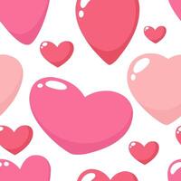 Seamless pattern with hearts. vector