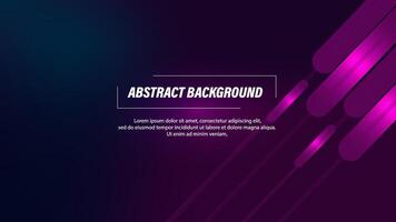 Abstract dark purple gradient with geometri glowing shape, modern and futuristic technology concept. suitable for banner, backdrop, website Bg, covers, and wallpaper vector