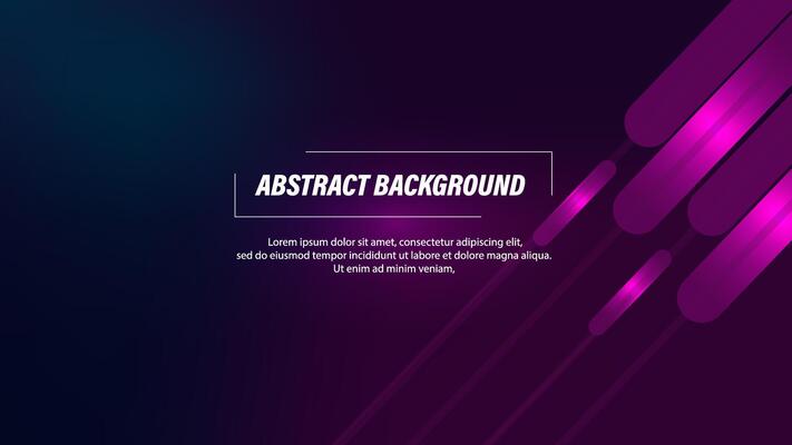 Abstract dark purple gradient with geometri glowing shape, modern and futuristic technology concept. suitable for banner, backdrop, website Bg, covers, and wallpaper